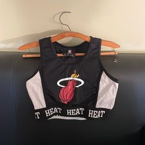 NBA Miami Heat sports bra size Large